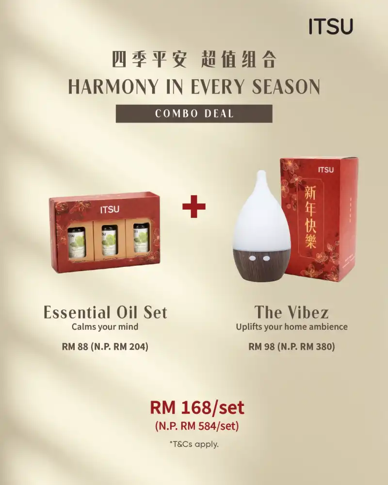 Vibez Diffuser with Night Light + Essential Oil Set